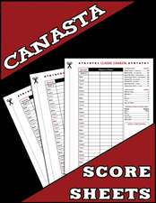 Canasta Score Sheets