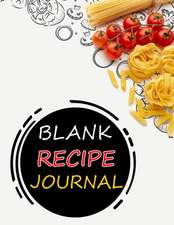 Blank Recipe Journal