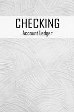 Checking Account Ledger