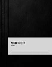 Unlined Notebook