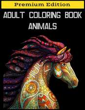 Adult Coloring Book Animals