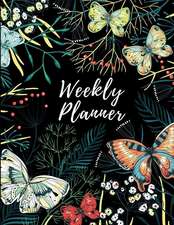 Weekly Planner: Undated Weekly Planner (8.5x11) 52 Weeks