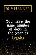 2019 Planner: You Have the Same Number of Days in the Year as Legolas: Legolas 2019 Planner