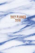 Daily Planner 2019: Blue Marble. One Page Per Day. Daily Diary Planner. Jan 19 - Dec 20