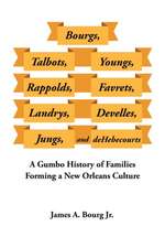 Bourgs, Talbots, Youngs, Rappolds, Favrets, Landrys, Develles, Jungs, and Dehebecourts: A Gumbo History of Families Forming a New Orleans Culture