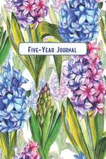 Five-Year Journal: Watercolor Hyacinths