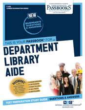 National Learning Corporation: Department Library Aide (C-20