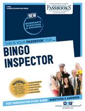 Bingo Inspector (C-846): Passbooks Study Guide Volume 846