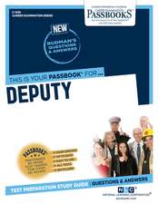 Deputy (C-1236): Passbooks Study Guide Volume 1236