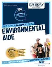 Environmental Aide (C-3841): Passbooks Study Guide Volume 3841