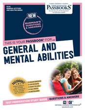 General and Mental Abilities (Cs-16): Passbooks Study Guide Volume 16