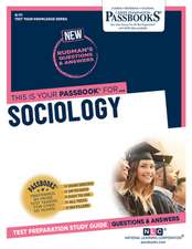 Sociology (Q-111): Passbooks Study Guide Volume 111