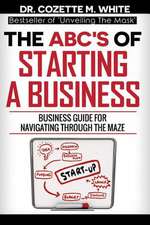 THE ABC'S OF STARTING A BUSINESS BUSINESS GUIDE FOR NAVIGATING THROUGH THE MAZE