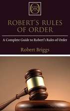 Robert's Rules of Order