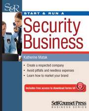 Start & Run a Security Business