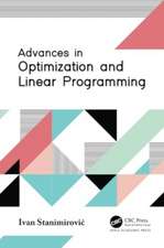 Advances in Optimization and Linear Programming