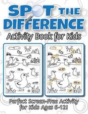 Spot the Difference Activity Book for Kids