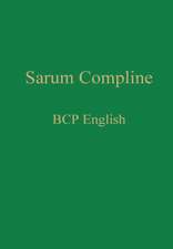 Sarum Compline