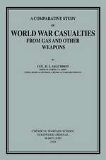 Comparative Study of World War Casualties from Gas and Other Weapons