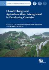 Climate Change and Agricultural Water Management in Developing Countries