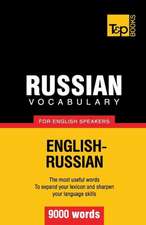 Russian Vocabulary for English Speakers - 9000 Words: Organization, Finance and Capital Markets