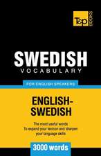 Swedish Vocabulary for English Speakers - 3000 Words: Organization, Finance and Capital Markets