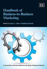 Handbook of Business–to–Business Marketing