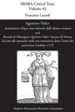 Agostino Valier, 'Instituzione D'Ogni Stato Lodevole Delle Donne Cristiane'