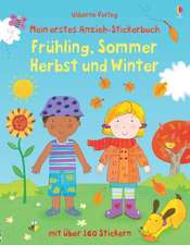 Mein erstes Anzieh-Stickerbuch: Frühling, Sommer, Herbst und Winter