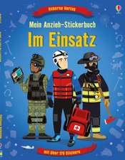 Mein Anzieh-Stickerbuch: Im Einsatz