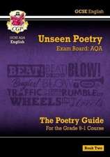 GCSE English AQA Unseen Poetry Guide - Book 2 includes Online Edition: for the 2025 and 2026 exams