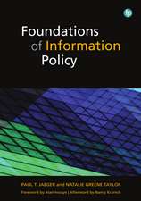 Foundations of Information Policy