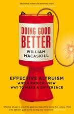 MacAskill, W: Doing Good Better