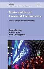 State and Local Financial Instruments – Policy Changes and Management