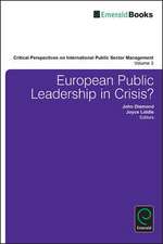 European Public Leadership in Crisis?