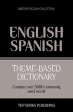 Theme-Based Dictionary British English-Spanish - 3000 Words: Geospatial Analysis with Python