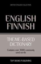 Theme-Based Dictionary British English-Finnish - 3000 Words: Geospatial Analysis with Python