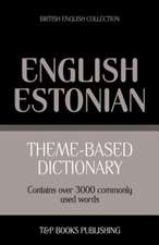 Theme-Based Dictionary British English-Estonian - 3000 Words: Geospatial Analysis with Python