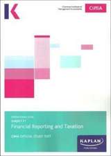 Kaplan Publishing: F1 FINANCIAL REPORTING AND TAXATION - STU