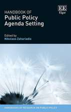 Handbook of Public Policy Agenda Setting