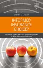 Informed Insurance Choice? – The Insurer′s Pre–Contractual Information Duties in General Consumer Insurance