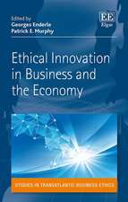 Ethical Innovation in Business and the Economy