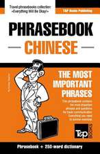 Phrasebook-Chinese Phrasebook and 250-Word Dictionary