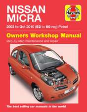 Nissan Micra (03 – Oct 10) Haynes Repair Manual – 45202