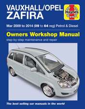 Vauxhall/Opel Zafira (Mar 09–14) 09 to 64 Haynes Repair Manual