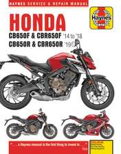 Honda CB650F & CBR650F, CB650R & CBR650R (14 – 1 – 2014 to 2019