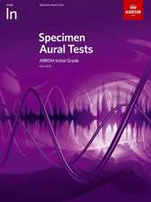 Specimen Aural Tests, Initial Grade