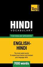 Hindi Vocabulary for English Speakers - 7000 Words