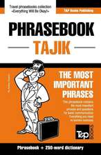 English-Tajik Phrasebook and 250-Word Mini Dictionary