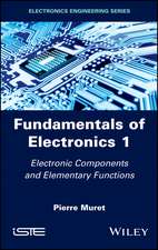 Fundamentals of Electronics 1 – Electronic Components and Elementary Functions